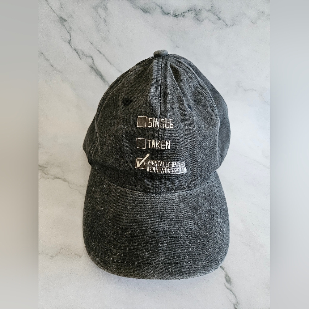 NWOT Supernatural Dating Dean Winchester Cap